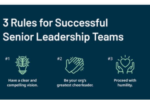 image of 3 Rules for Successful Senior Leadership Teams